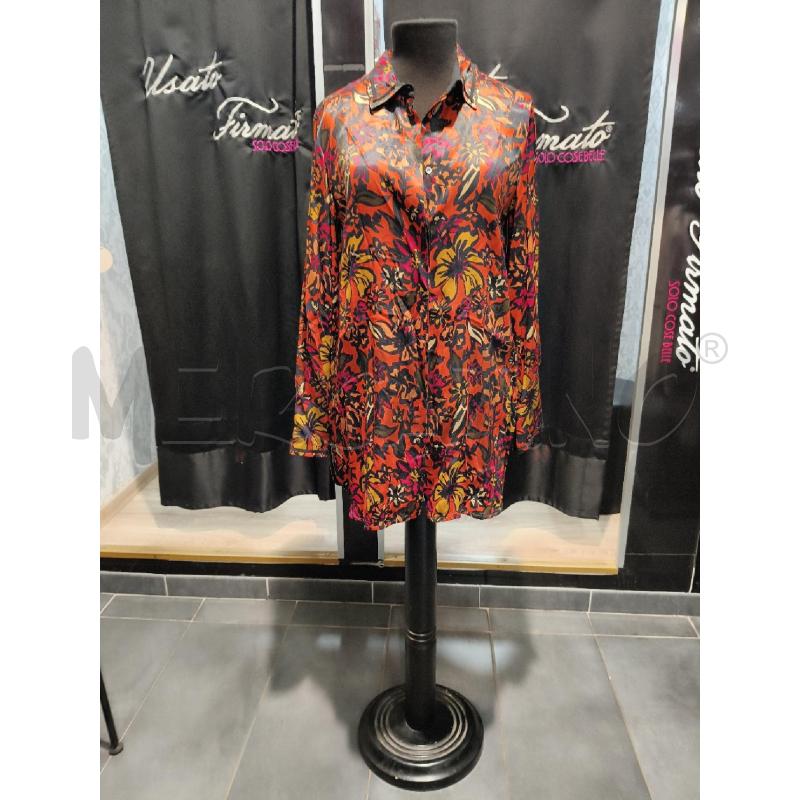 TUNICA BEATRICE B SATIN ARA FIORI MAR ROSS NE | Mercatino dell'Usato Roma talenti 1