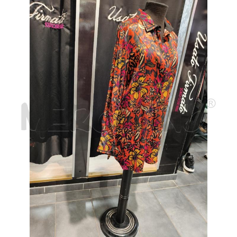 TUNICA BEATRICE B SATIN ARA FIORI MAR ROSS NE | Mercatino dell'Usato Roma talenti 2