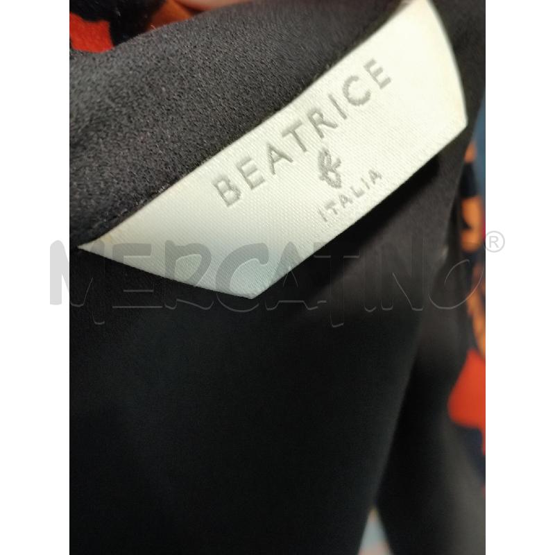 TUNICA BEATRICE B SATIN ARA FIORI MAR ROSS NE | Mercatino dell'Usato Roma talenti 4