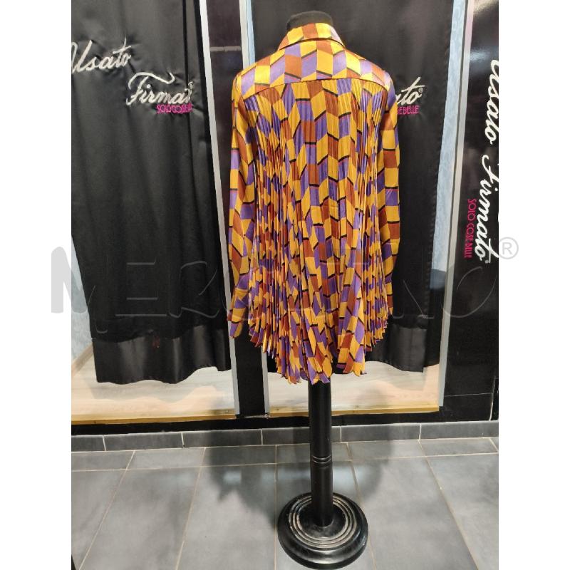 TUNICA BEATRICE B SATYIN OCRA VIO GEOM POST PLISSE | Mercatino dell'Usato Roma talenti 3
