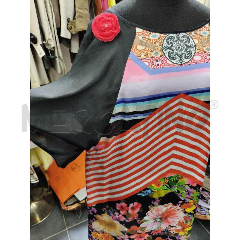 TUNICA COMPGNI ITALIANA NE/RIGHE/FIORI COL  | Mercatino dell'Usato Roma talenti 2