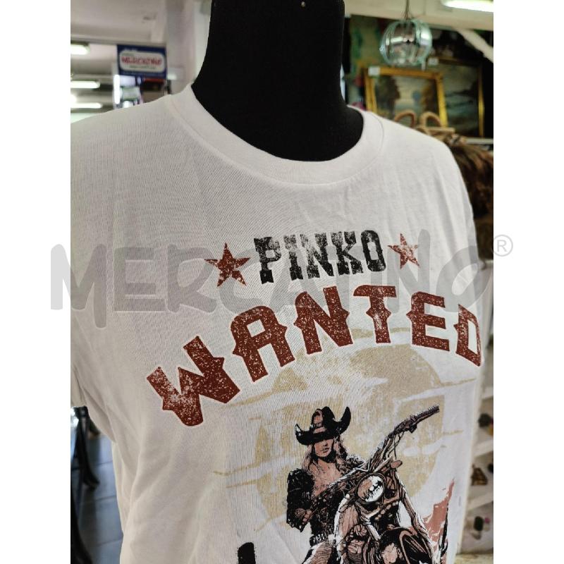 T SHIRT D PINKO WANTED BIA ROSSO  | Mercatino dell'Usato Roma talenti 1