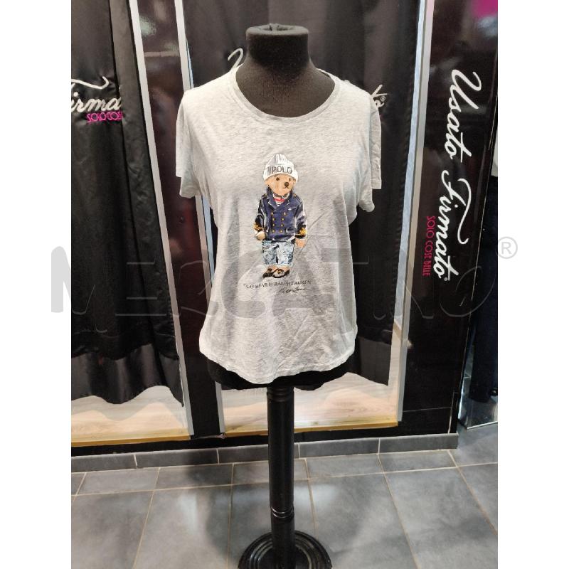 T SHIRT D RALPH LAUREN GRI ORSETTO GIACCA | Mercatino dell'Usato Roma talenti 1