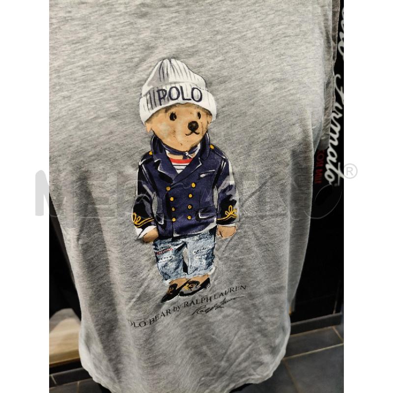 T SHIRT D RALPH LAUREN GRI ORSETTO GIACCA | Mercatino dell'Usato Roma talenti 2