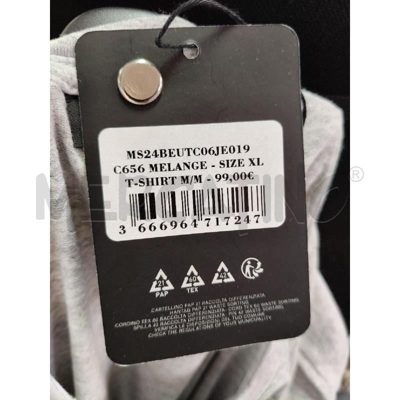 T SHIRT UOMO MUSEUM GRI LOGO VERDE | Mercatino dell'Usato Roma talenti 3