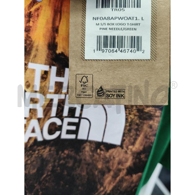 T SHIRT U THE NORTH FACE VERDE | Mercatino dell'Usato Roma talenti 3