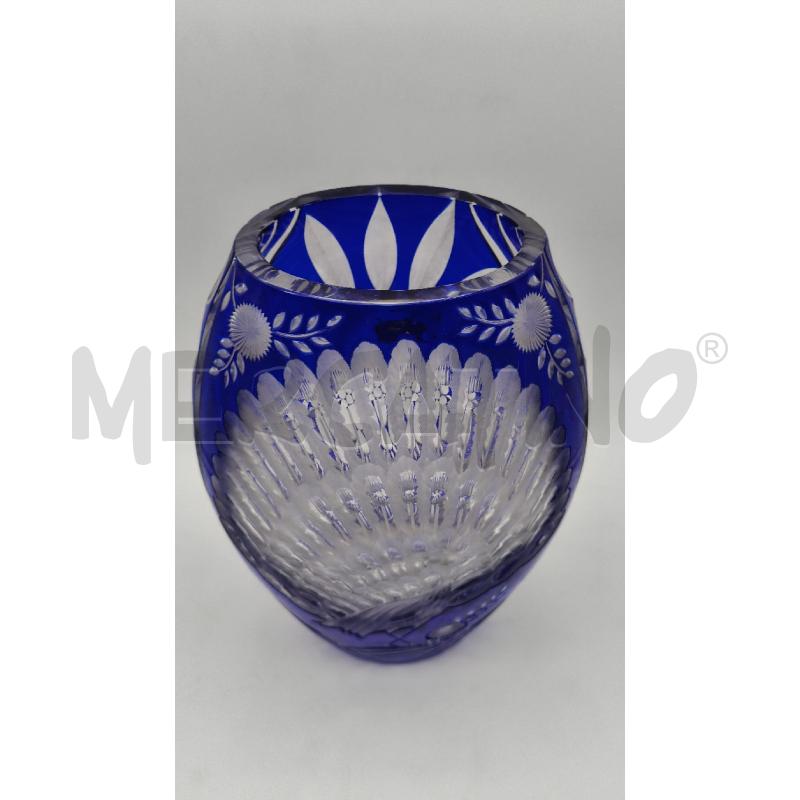 VASO BOHEMIA BLU  | Mercatino dell'Usato Roma talenti 2