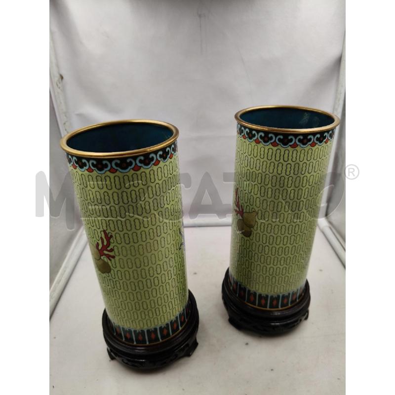 VASO COPPIA CLOSONNE | Mercatino dell'Usato Roma talenti 4