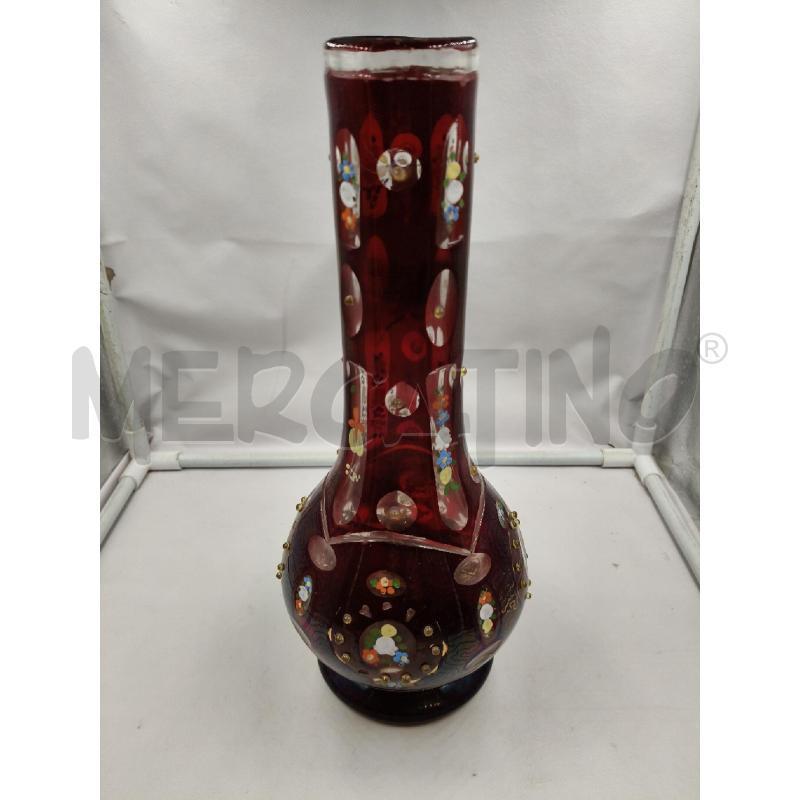 VASO CRIST COLORATO  | Mercatino dell'Usato Roma talenti 1