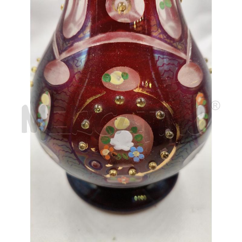 VASO CRIST COLORATO  | Mercatino dell'Usato Roma talenti 3