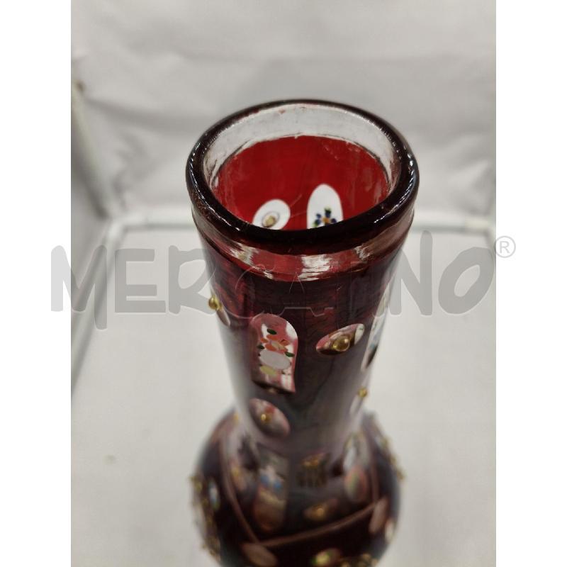 VASO CRIST COLORATO  | Mercatino dell'Usato Roma talenti 5