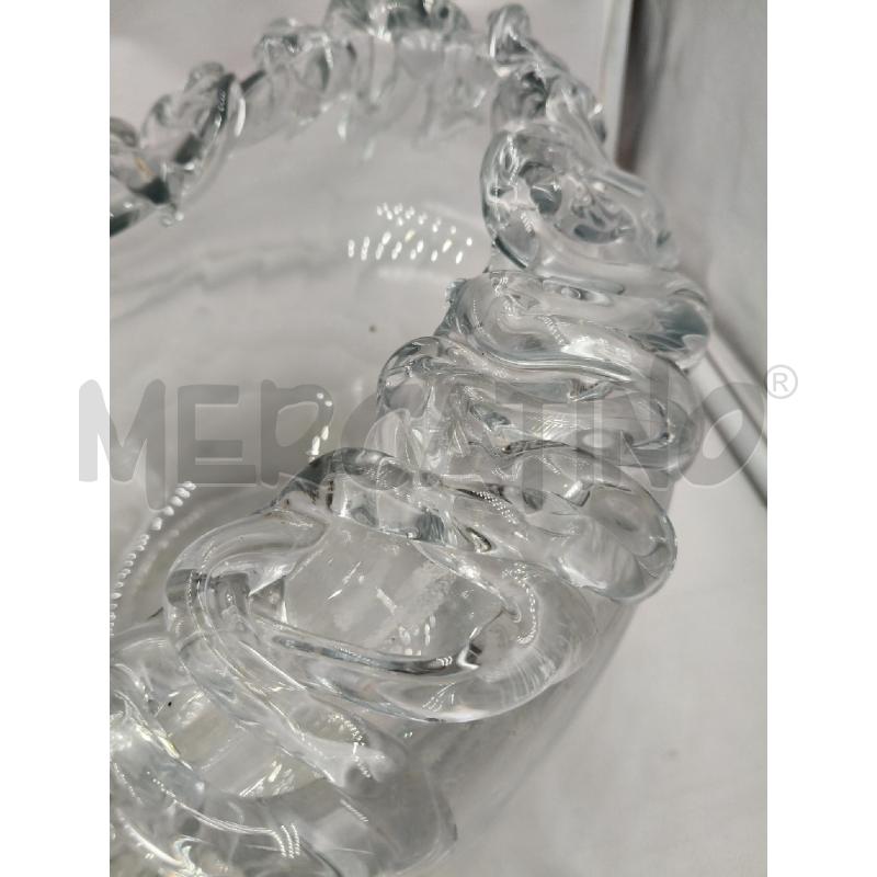 VASO MURANO EFFETTO GHIACCIO | Mercatino dell'Usato Roma talenti 3