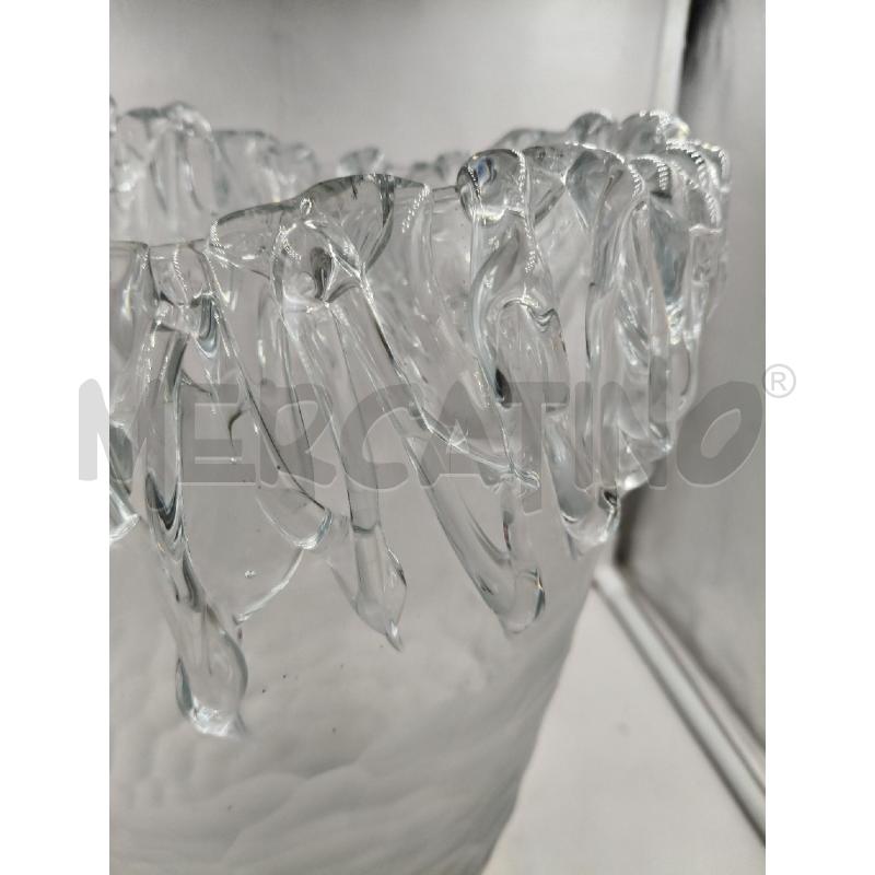 VASO MURANO EFFETTO GHIACCIO | Mercatino dell'Usato Roma talenti 2