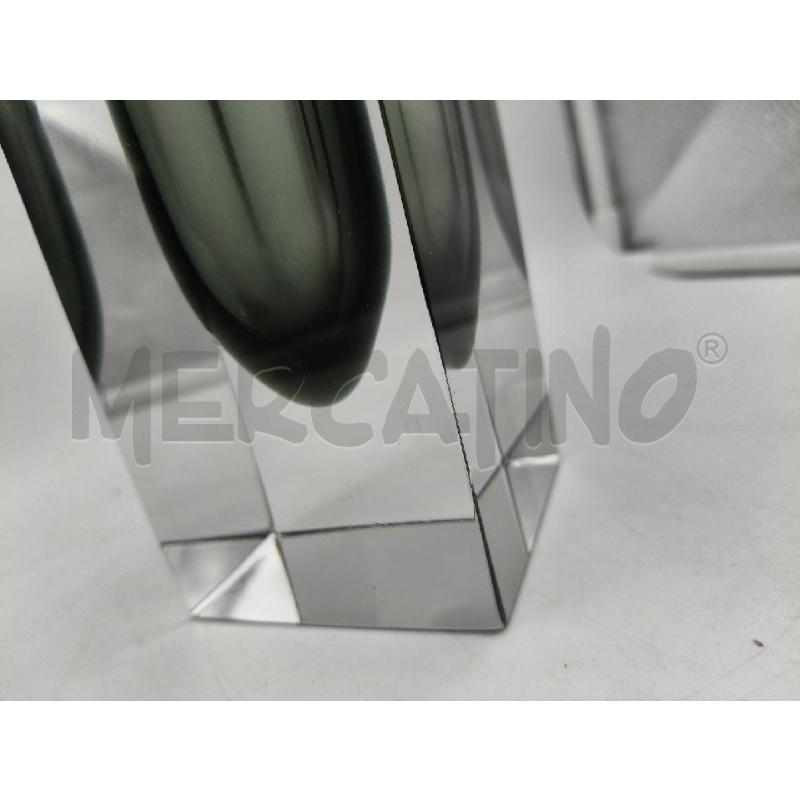 VASO MURANO PARALLELEPIPEDO SPACE AGE  | Mercatino dell'Usato Roma talenti 3