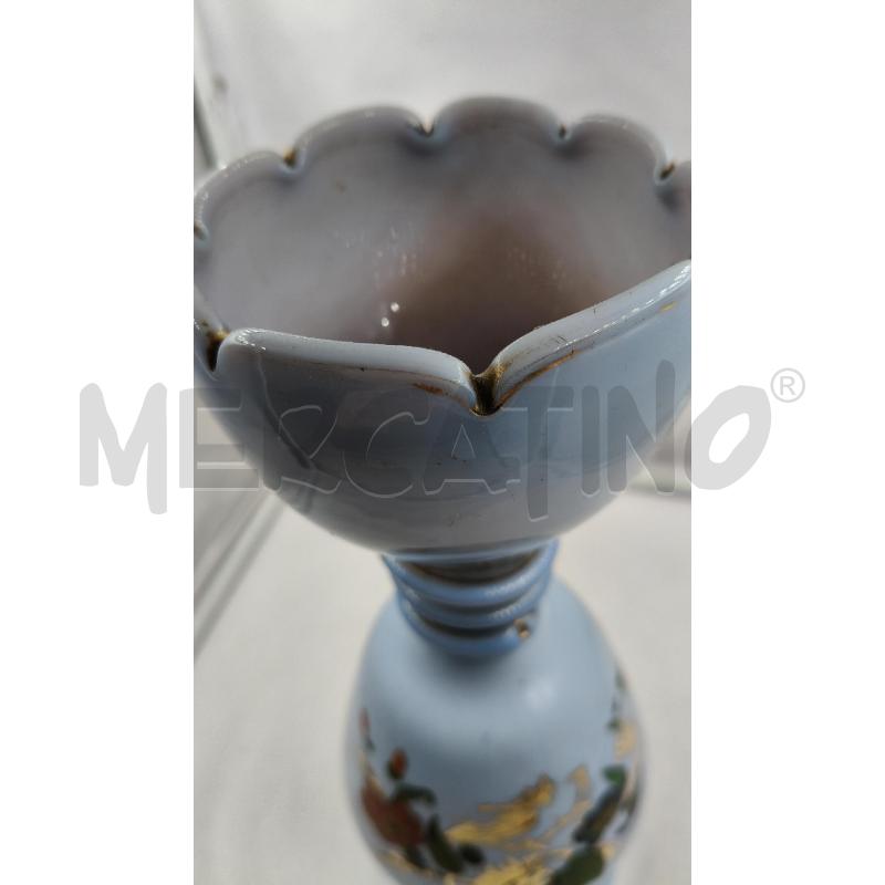 VASO OPALINE AZZURRA | Mercatino dell'Usato Roma talenti 2