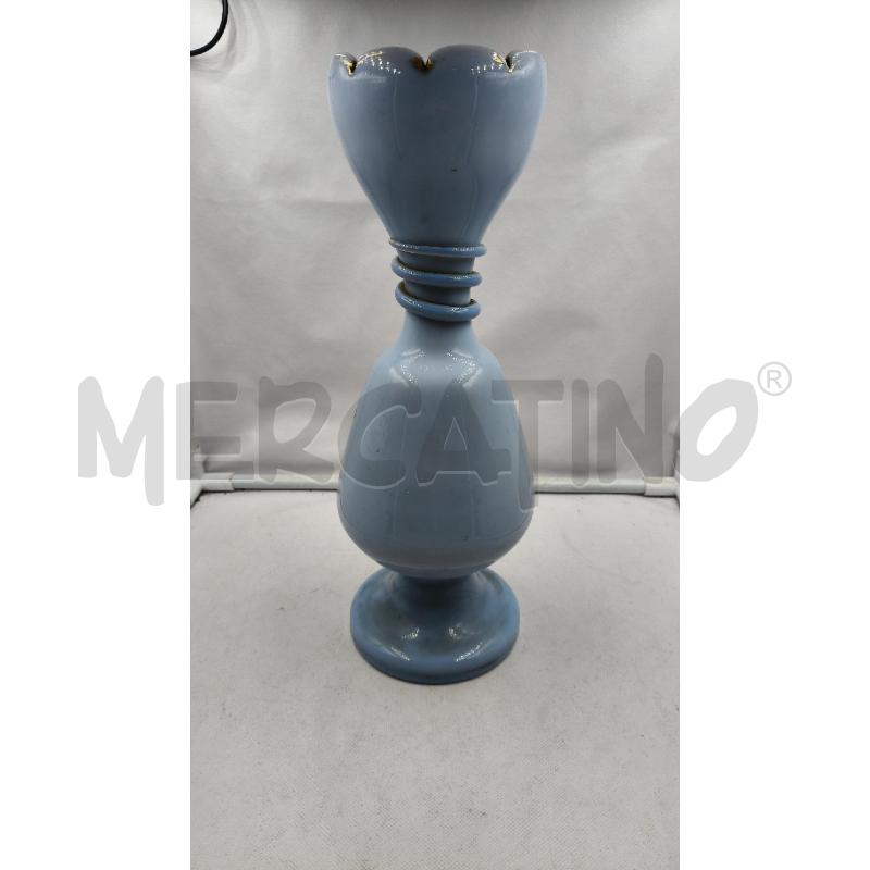 VASO OPALINE AZZURRA | Mercatino dell'Usato Roma talenti 3