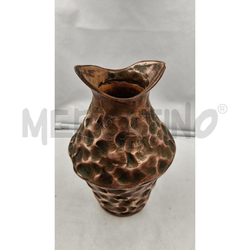 VASO TERRACCOTTA EFFETTO BRONZO  | Mercatino dell'Usato Roma talenti 3