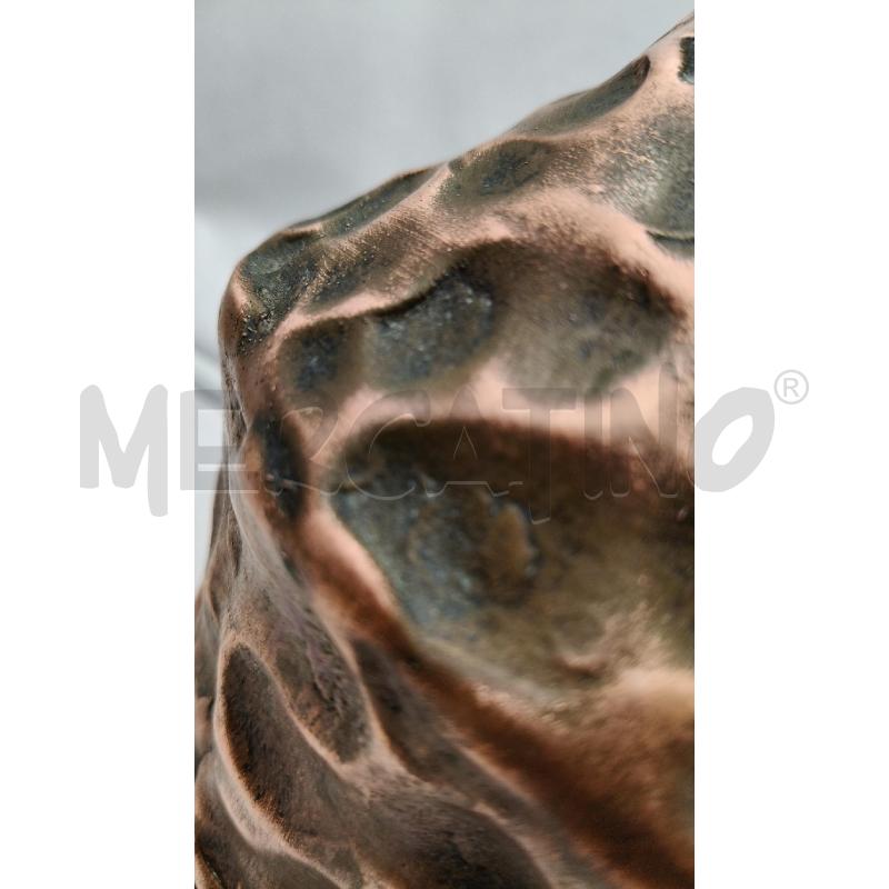 VASO TERRACCOTTA EFFETTO BRONZO  | Mercatino dell'Usato Roma talenti 4