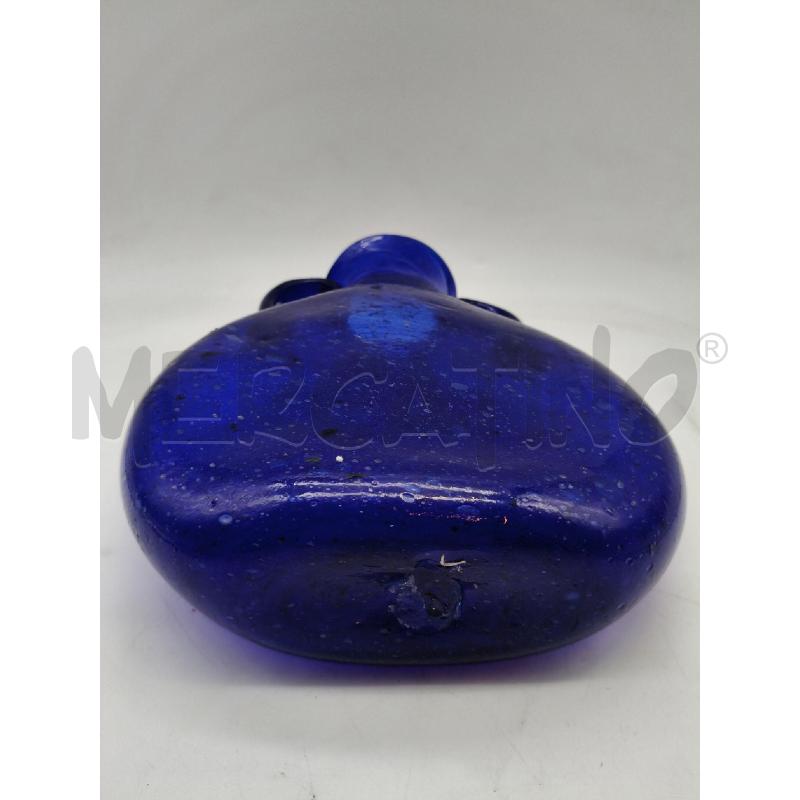VASO VETRO BLU TIPO MURANO  | Mercatino dell'Usato Roma talenti 4