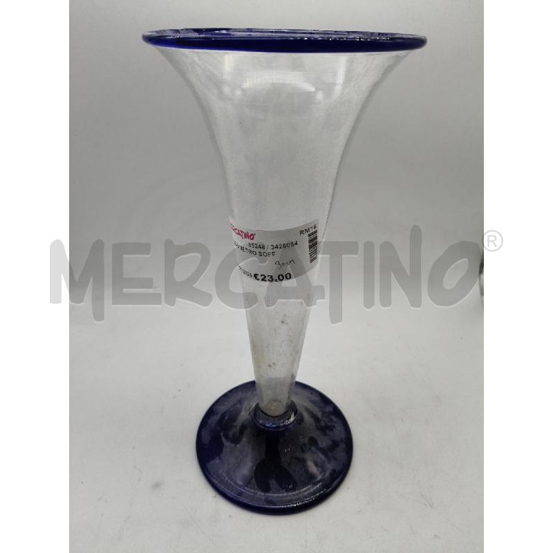 VASO VETRO SOFF  | Mercatino dell'Usato Roma talenti 1