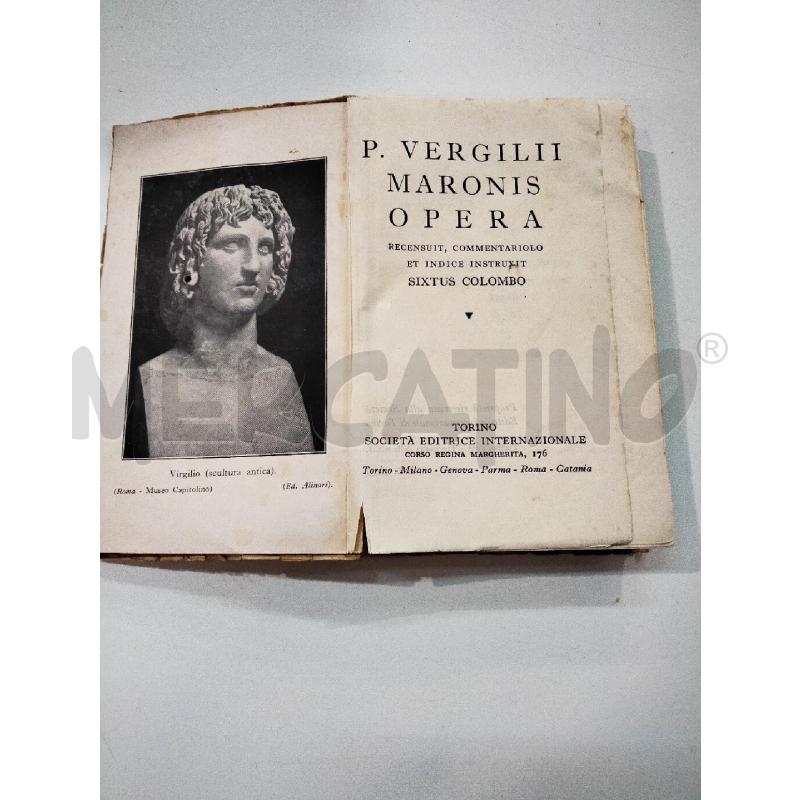 VERGILII MARONIS OPERA SIXTUS COLOMBO | Mercatino dell'Usato Roma talenti 2
