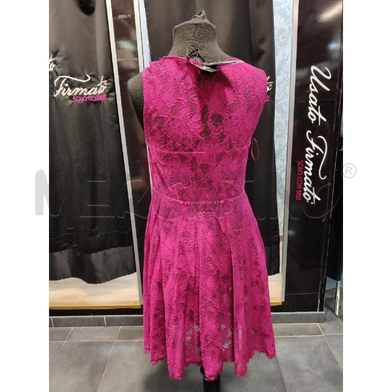 VESTITINO GUESS MAGENTA PIZZO COPPE | Mercatino dell'Usato Roma talenti 3