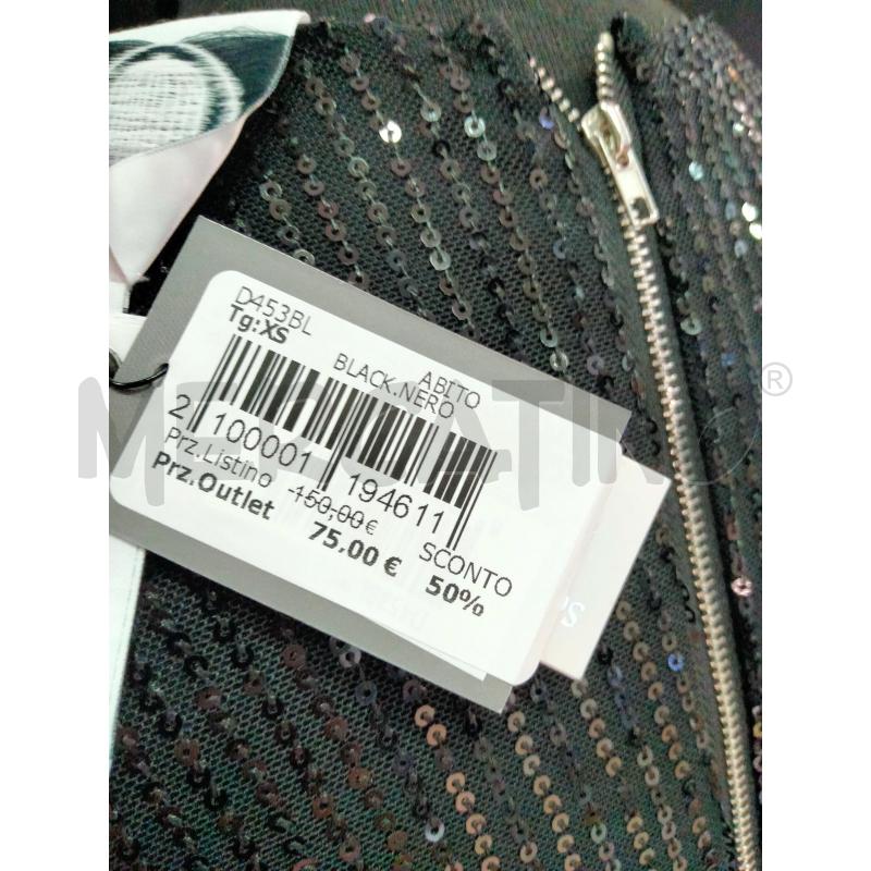 VESTITINO LE VOLIERE NERO PAILLETTES SC/INCR VOLANT LAT | Mercatino dell'Usato Roma talenti 4