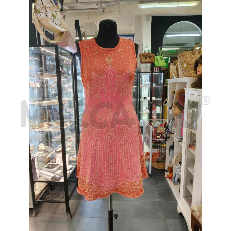 VESTITINO MISSONI TRICOT SMAN ROSSO SFUM ROSSO TONDI ORO  | Mercatino dell'Usato Roma talenti 1