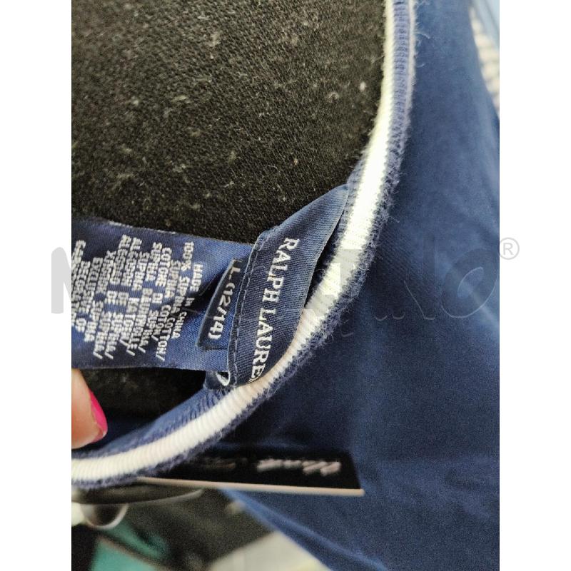 VESTITINO RALPH LAUREN BLU BALZA MAXI LOGO  | Mercatino dell'Usato Roma talenti 4