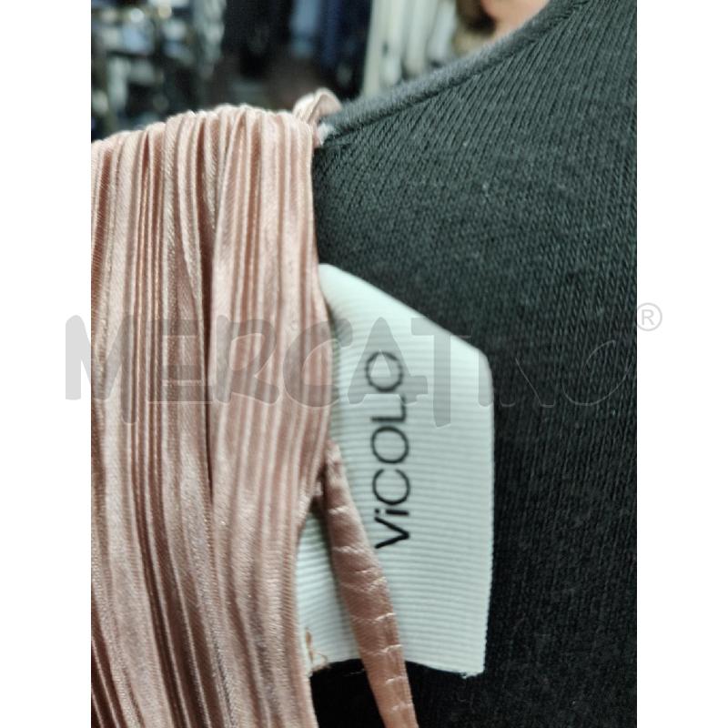 VESTITINO VICOLO ROSA NUDE PLISSE SC/V | Mercatino dell'Usato Roma talenti 3