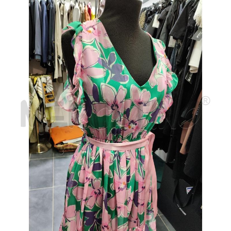 VESTITO D HELLEN BATTERR VELO VER FIORI ROSA | Mercatino dell'Usato Roma talenti 2