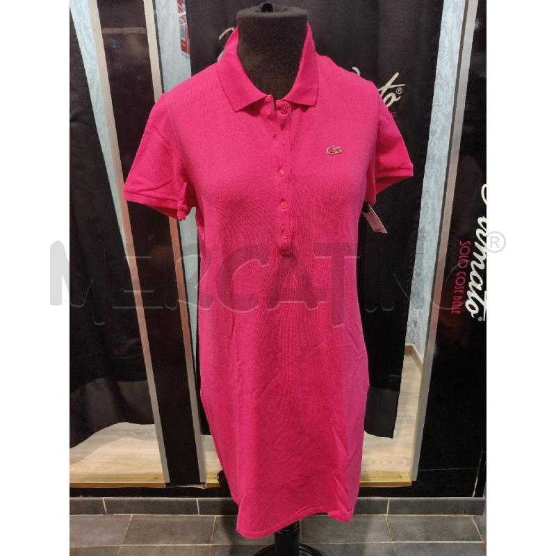 VESTITO D LACOSTE POLO FUCSIA  | Mercatino dell'Usato Roma talenti 1