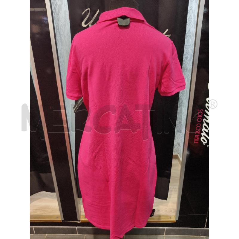 VESTITO D LACOSTE POLO FUCSIA  | Mercatino dell'Usato Roma talenti 3
