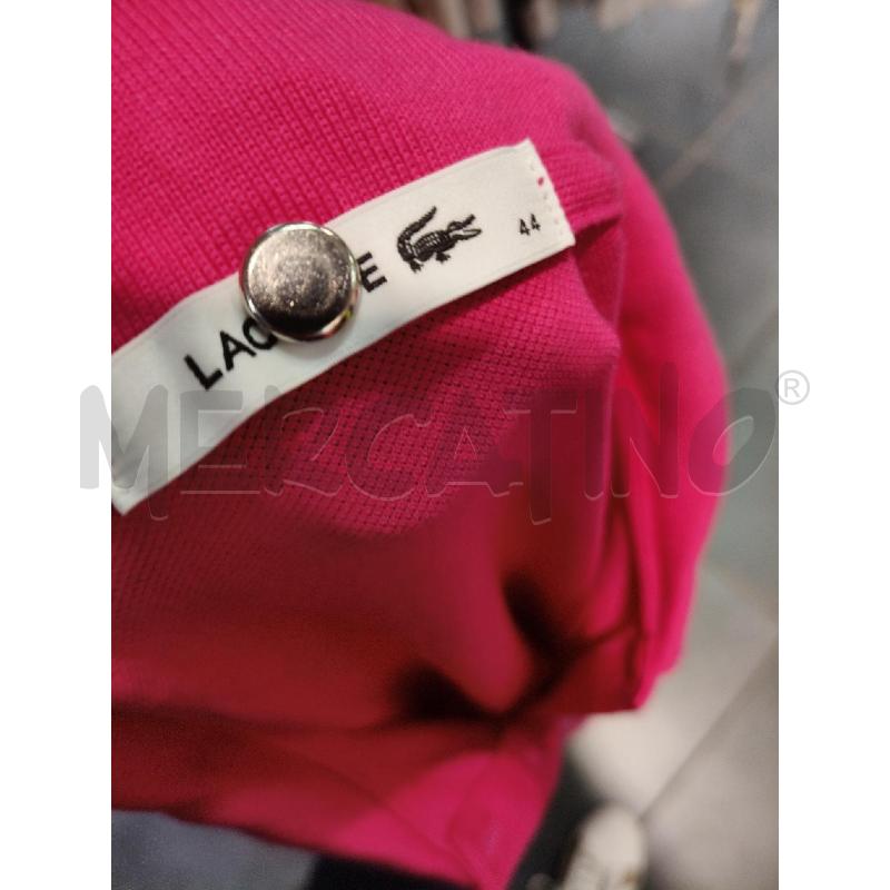 VESTITO D LACOSTE POLO FUCSIA  | Mercatino dell'Usato Roma talenti 4
