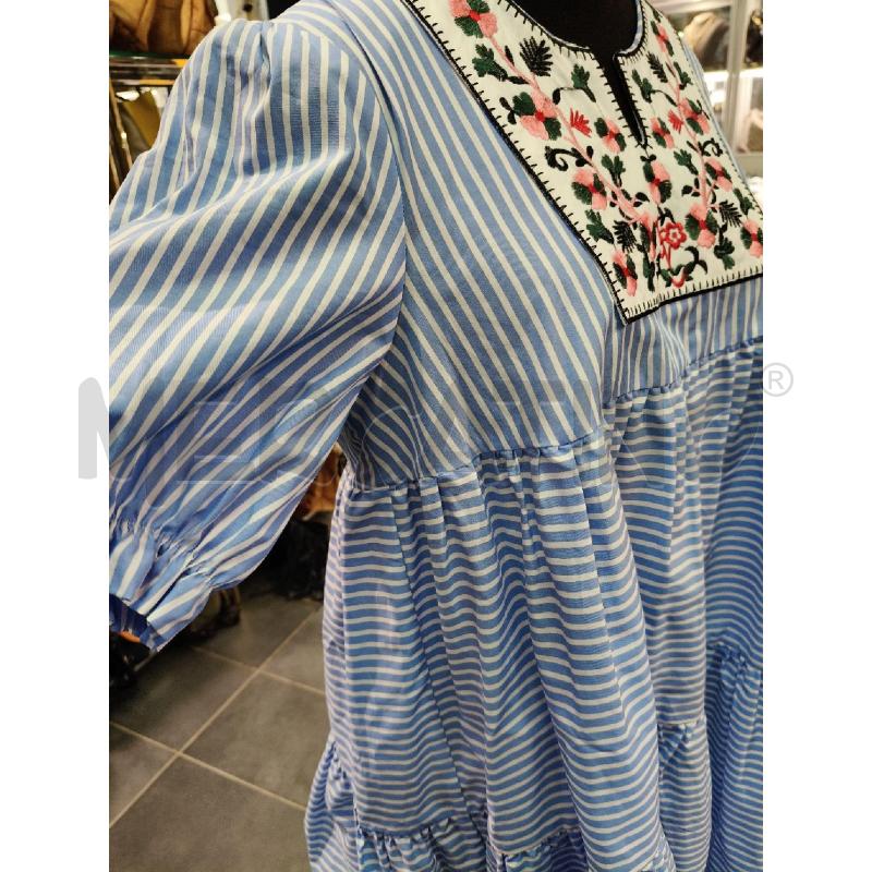 VESTITO D VICOLO RIGHE BIA CEL SC/RIAMO FIORI COL  | Mercatino dell'Usato Roma talenti 3