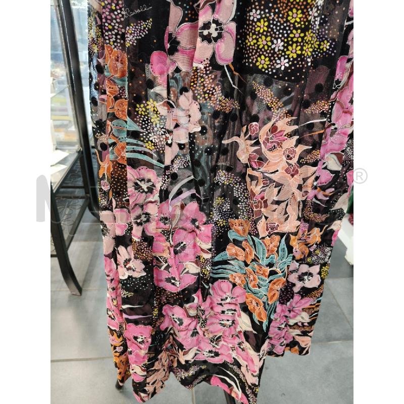 VESTITO LU JUST CAVALLI VOILE NERO FIORI COL  | Mercatino dell'Usato Roma talenti 3