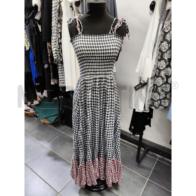 VESTITO LU LIU JO QUADRI BLU/ROSSO BALZE | Mercatino dell'Usato Roma talenti 1