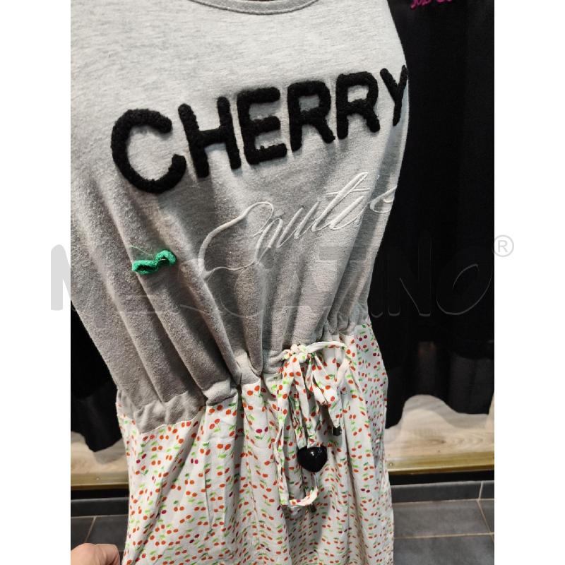 VESTITO LU PEPITA GRI CHERRY/BIA CILIEGE | Mercatino dell'Usato Roma talenti 2