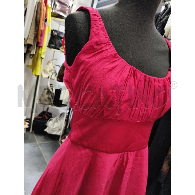 VESTITO MONSOON MAGENTA FASCIA SATIN  | Mercatino dell'Usato Roma talenti 2