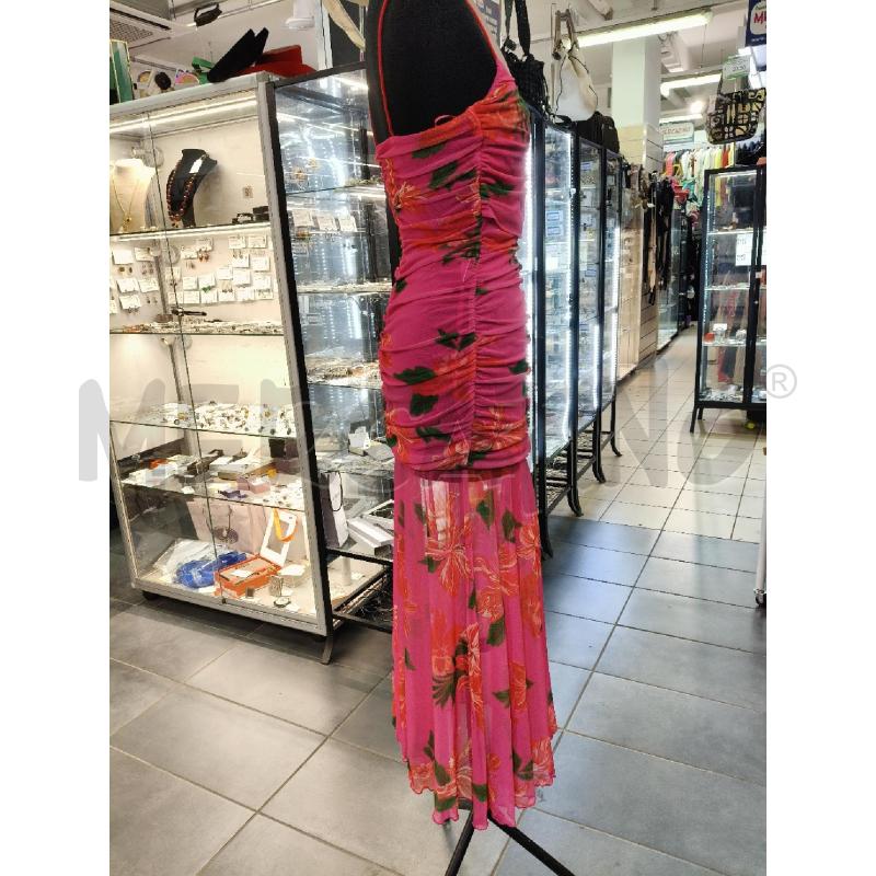 VESTITO PINKO TULLE FUC FIORI ROSSI ARRIC | Mercatino dell'Usato Roma talenti 2