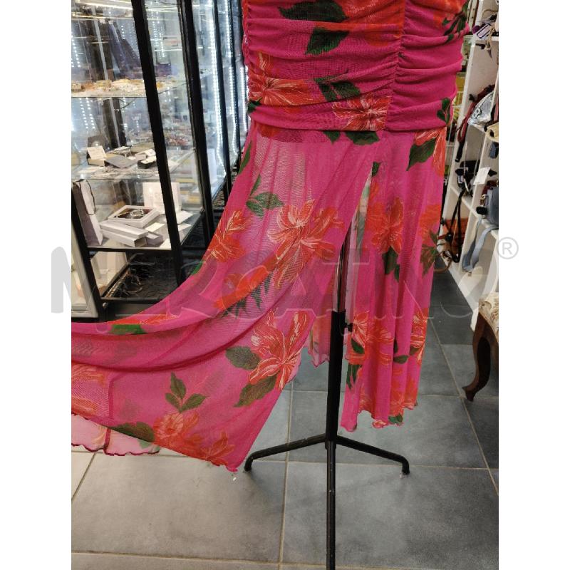 VESTITO PINKO TULLE FUC FIORI ROSSI ARRIC | Mercatino dell'Usato Roma talenti 4