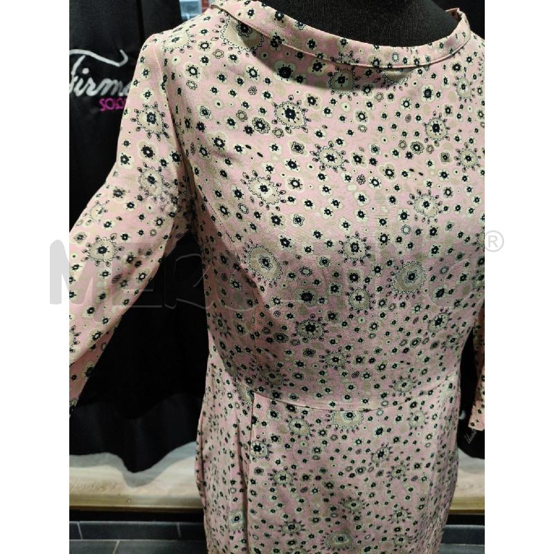 VESTITO SETA ATTIC BARN ROSA FIORI GIA NE  | Mercatino dell'Usato Roma talenti 2
