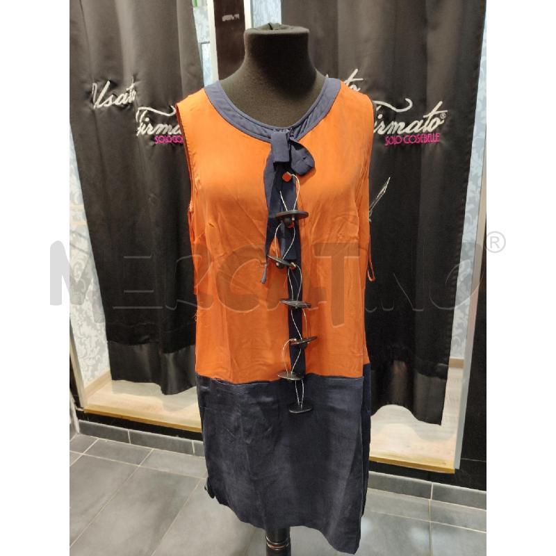 VESTITO SETA LUISA SPAGNOLI ARA BLU  | Mercatino dell'Usato Roma talenti 1