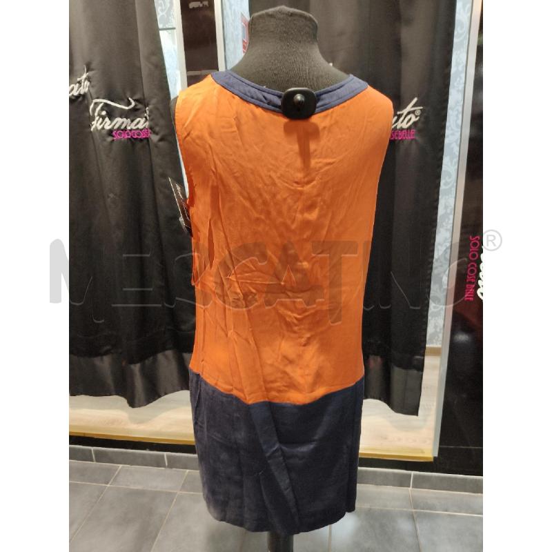 VESTITO SETA LUISA SPAGNOLI ARA BLU  | Mercatino dell'Usato Roma talenti 3