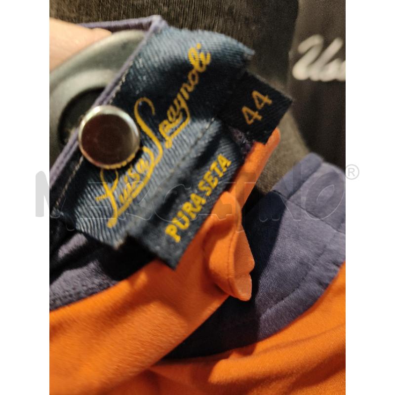 VESTITO SETA LUISA SPAGNOLI ARA BLU  | Mercatino dell'Usato Roma talenti 4