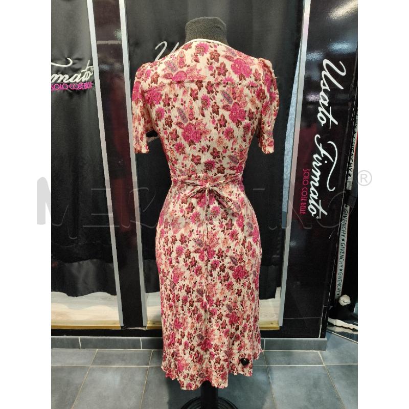 VESTITO SEZANE PORTAFOLGIO VELO BEI FIORI MARR ROSA | Mercatino dell'Usato Roma talenti 3