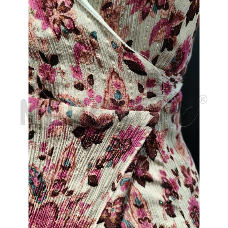 VESTITO SEZANE PORTAFOLGIO VELO BEI FIORI MARR ROSA | Mercatino dell'Usato Roma talenti 4