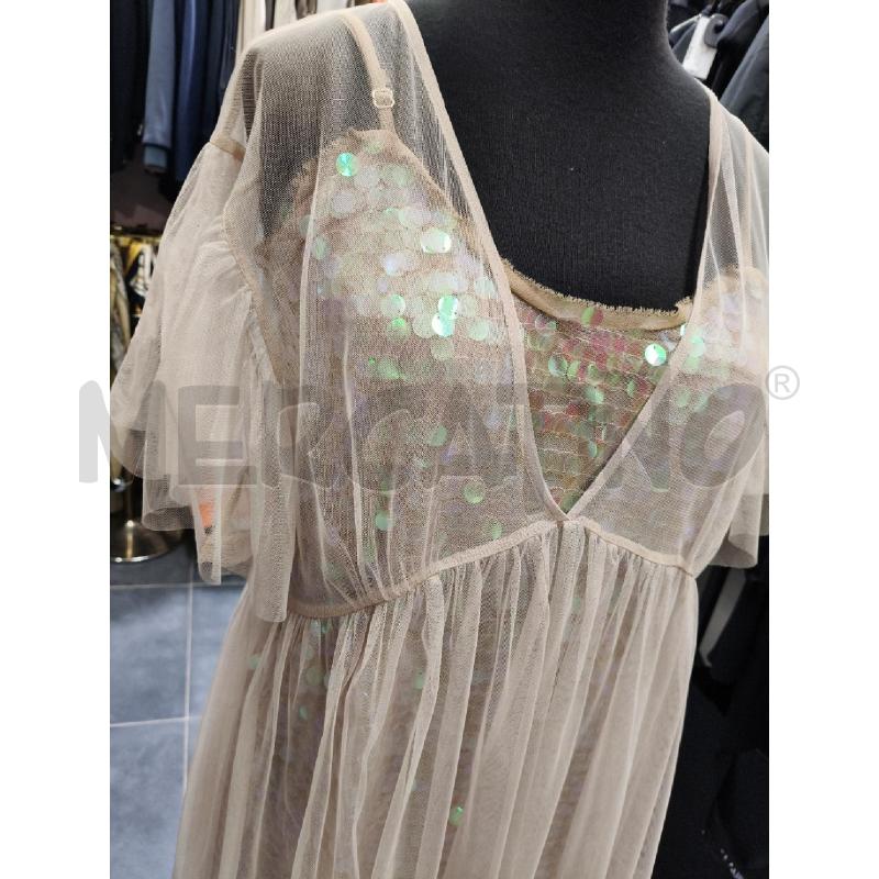 VESTITO TWIN SET ACTITUDE BEI DISCHI PAILLETTES/TULLE | Mercatino dell'Usato Roma talenti 2