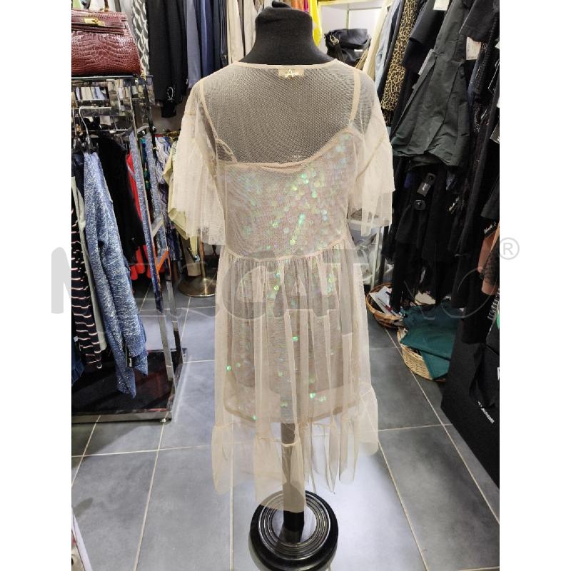 VESTITO TWIN SET ACTITUDE BEI DISCHI PAILLETTES/TULLE | Mercatino dell'Usato Roma talenti 3