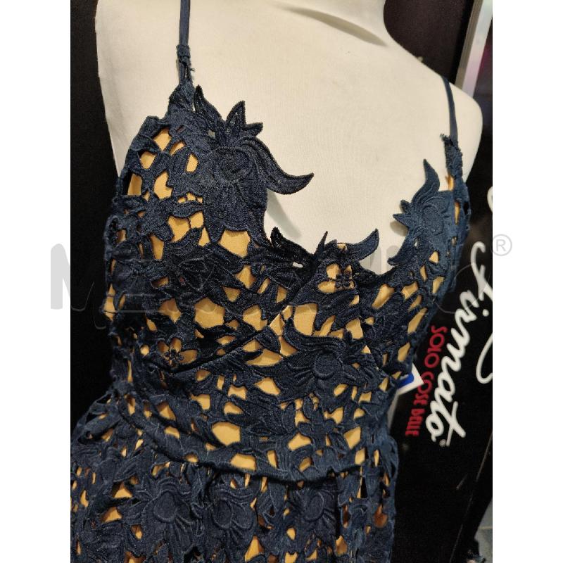 VESTITO  VERO MODA MACRAME FIORI BLU FOD NUDE | Mercatino dell'Usato Roma talenti 2